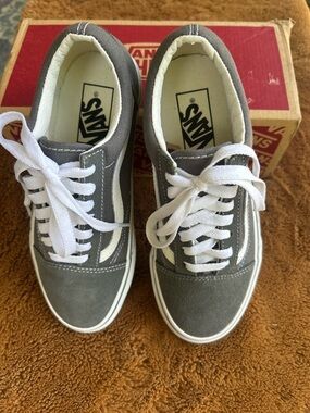 Vans Old Skool Box - Pewter and True White